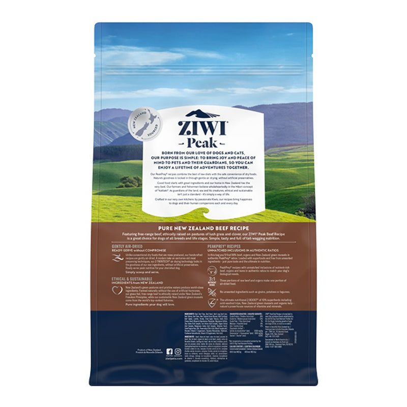 ZIWI Peak Air Dried Dog Food 1kg Beef Payday Deals