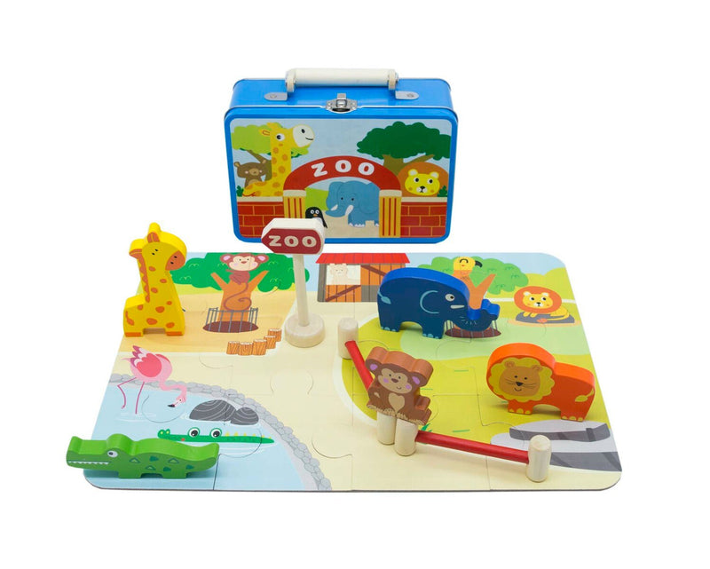 ZOO PLAYSET IN TIN CASE Payday Deals